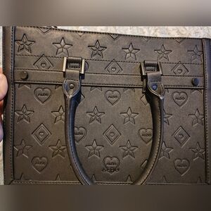 Aldo Leather Purse with Cotton Strap NWOT